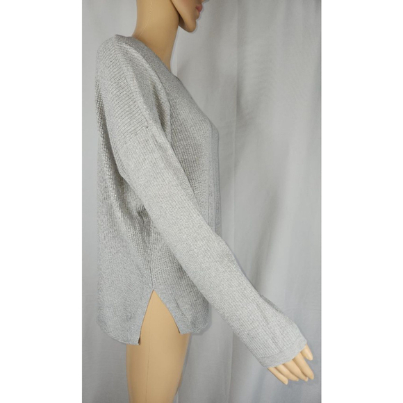 Elle | Women | Knit Sweater | Gray | Size Large | Long Sleeve - Picture 5 of 8
